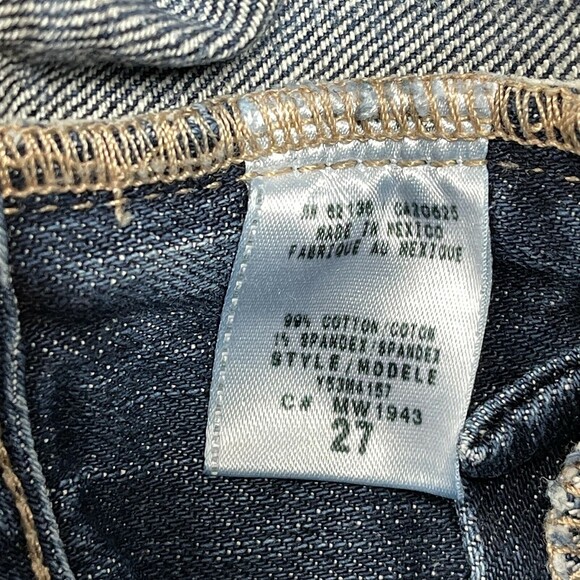 Guess Jeans Modele Women's Denim Pants 27 Blue Bootcut - Picture 7 of 8